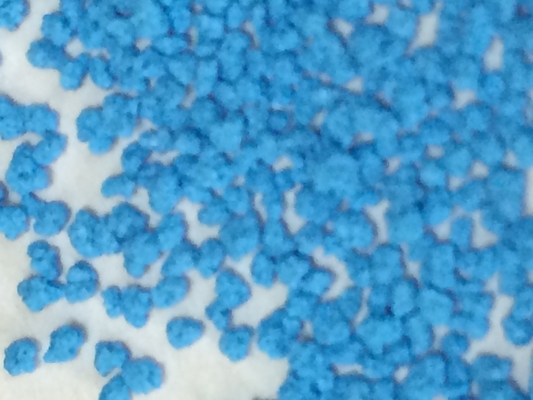 Blue speckles for detergent powder