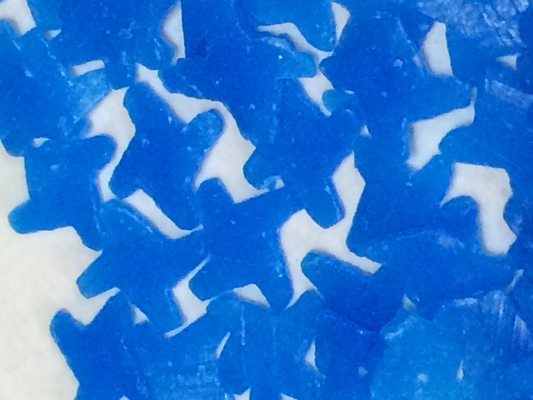 Blue windmill speckles for detergent powder