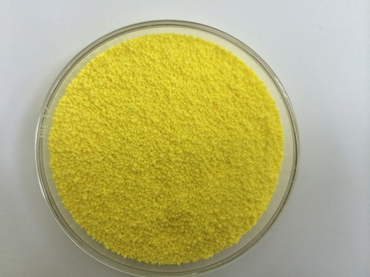 Yellow sodium sulfate color speckles for detergent, color speckles for washing powder