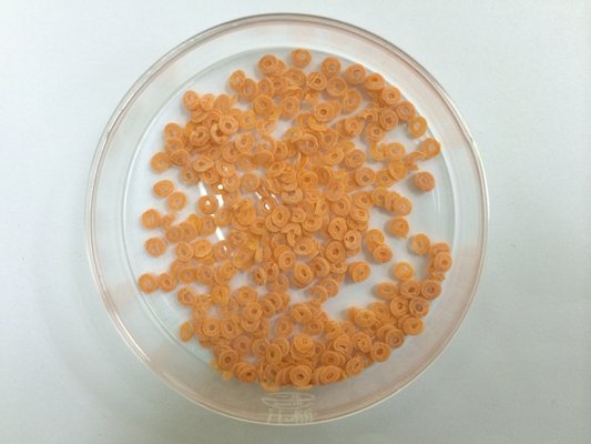 Soap colored speckles-orange circle