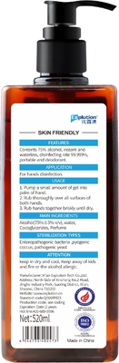 75% Alcohol based hand sanitizer 60 &amp; 520ml