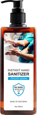 75% Alcohol based hand sanitizer 60 &amp; 520ml
